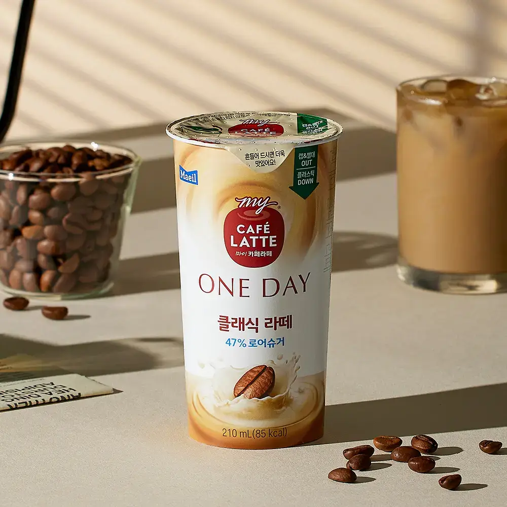 마이카페라떼 원데이 로우슈거 클래식라떼 210ml 10개