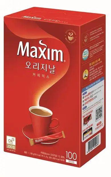 맥심 오리지날 커피 믹스 100개입