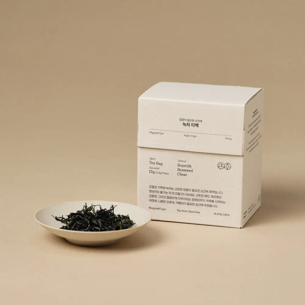 맥파이앤타이거 티백 1.5g 10개입 녹차