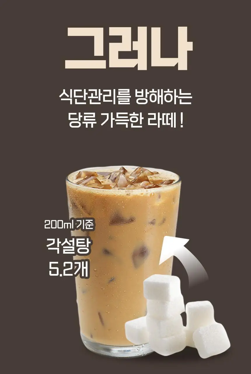 비비드스위트 저당 라떼 2종 택1 상세페이지 2