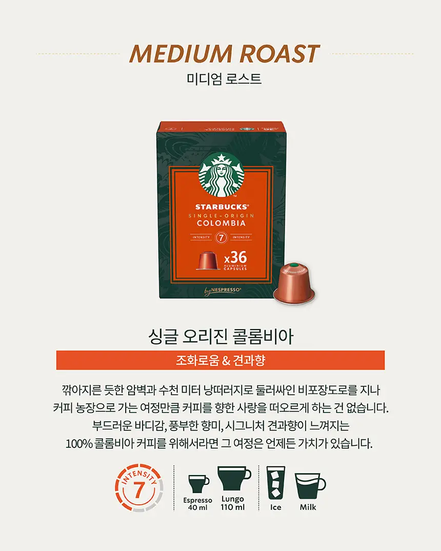 스타벅스 by 네스프레소 캡슐 36P 상세페이지 16