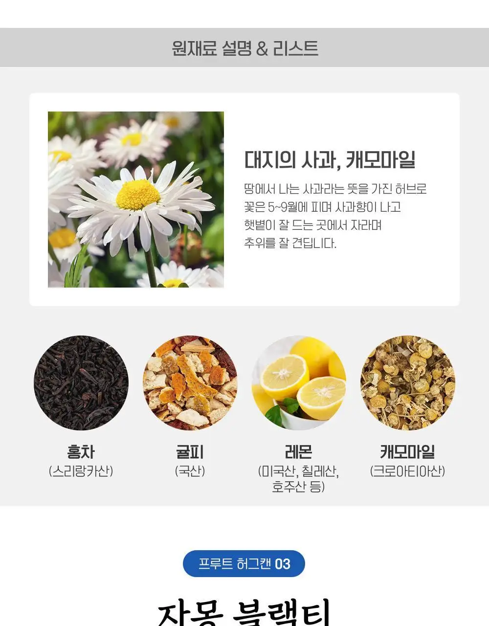 쌍계명차 과일허그티캔 2입세트 5종 중 선택 상세페이지 8