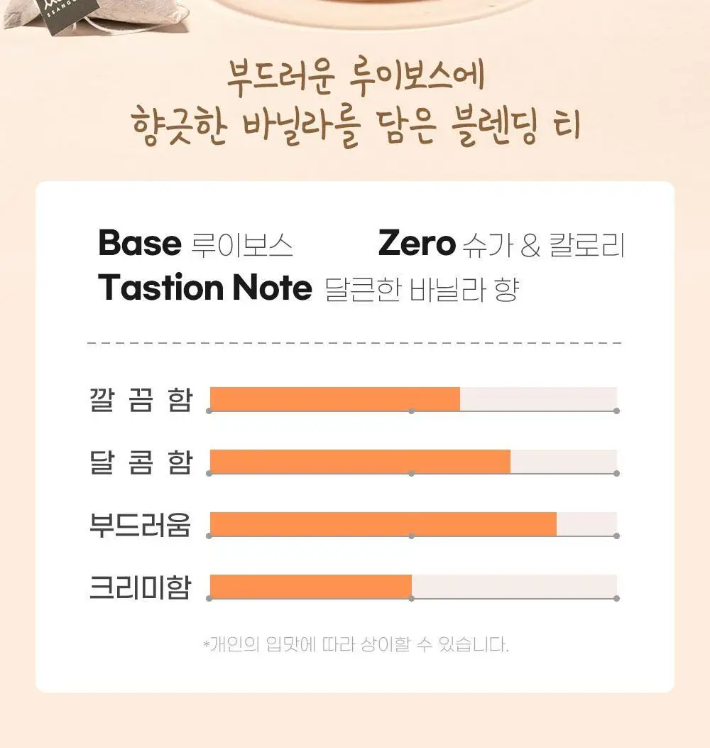 쌍계명차 제로 루이보스 10TB 2종 중 선택(카카오/바닐라) 상세페이지 7