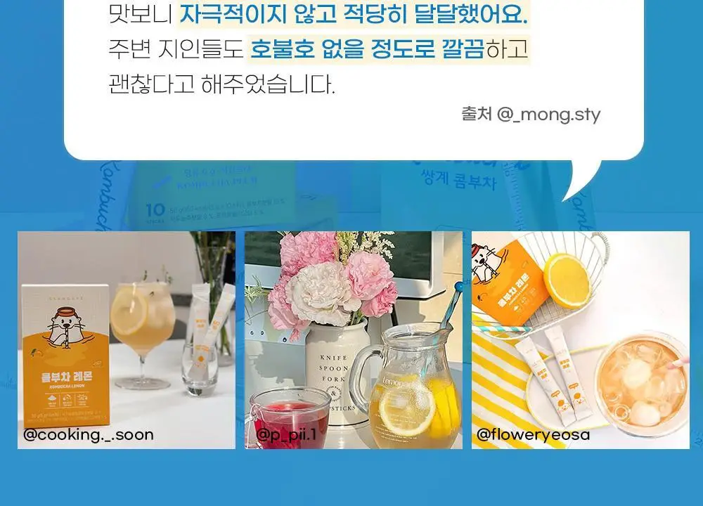 쌍계명차 콤부차 30스틱 (레몬/자두) 상세페이지 8