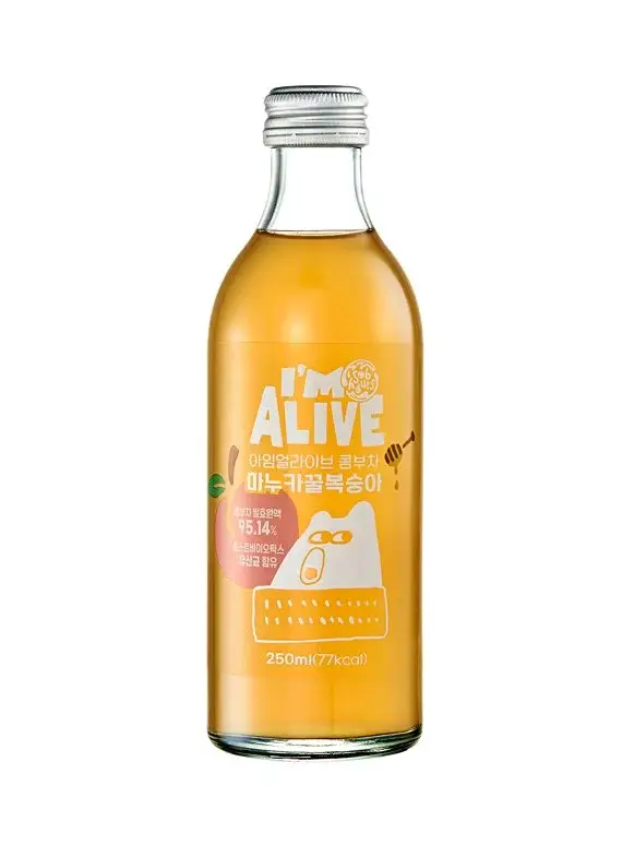 아임얼라이브 콤부차 마누카꿀복숭아 250ml