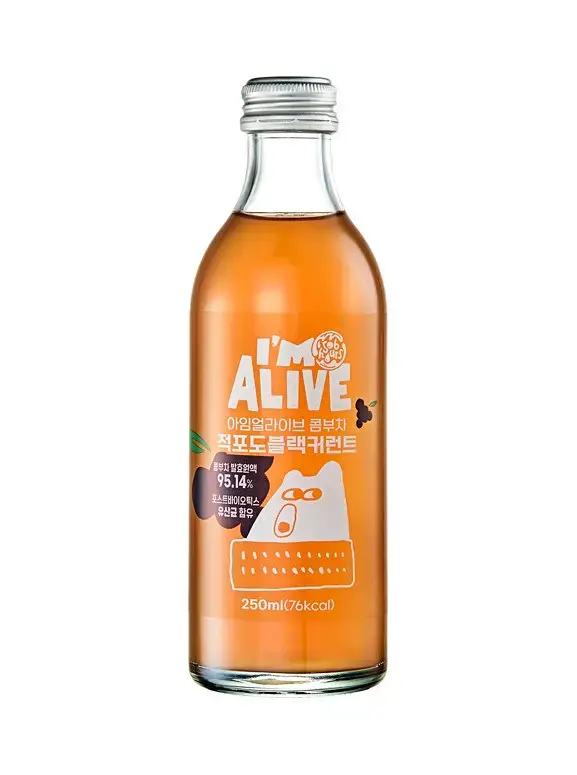 아임얼라이브 콤부차 적포도블랙커런트 250ml