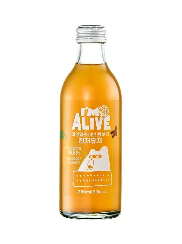 아임얼라이브 콤부차 진저유자 250ml