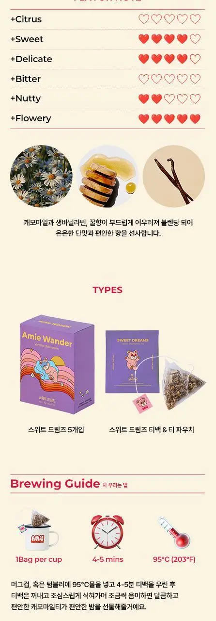 에이미원더 티백차 5종 택1 상세페이지 10