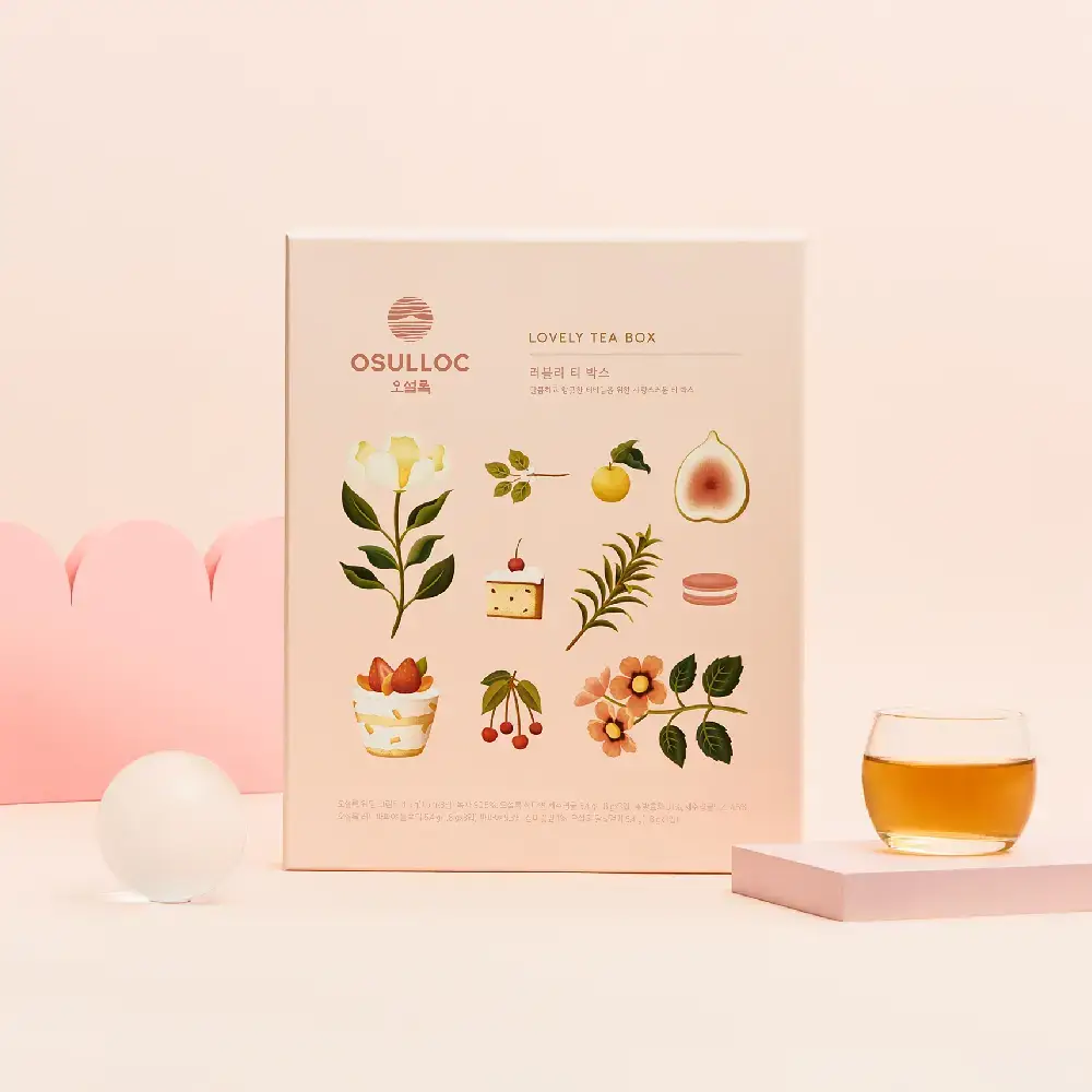 오설록 러블리 티박스 (쇼핑백 포함)
