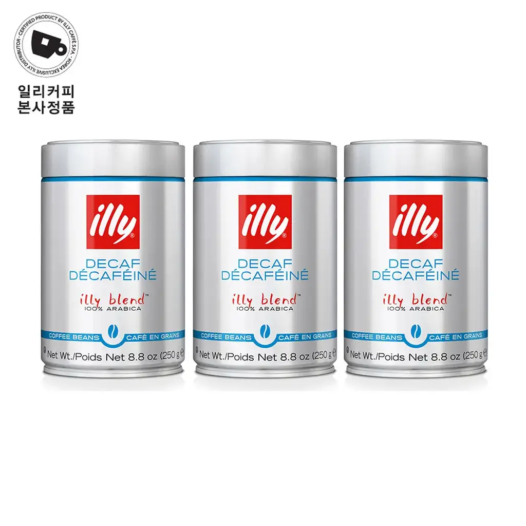 일리 디카페인 250g 미분쇄 원두 x 3캔