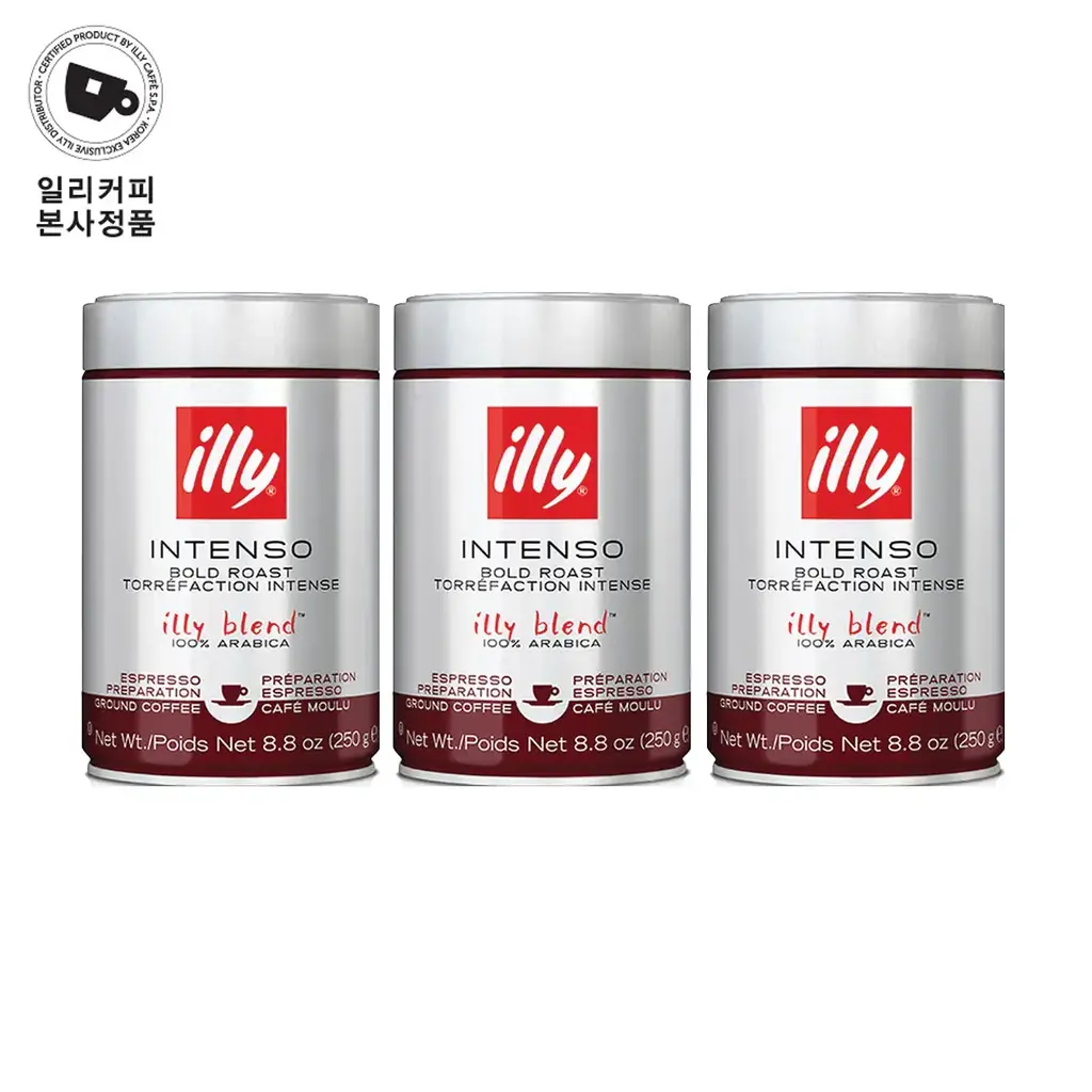 일리 인텐소 250g 분쇄 원두x3캔