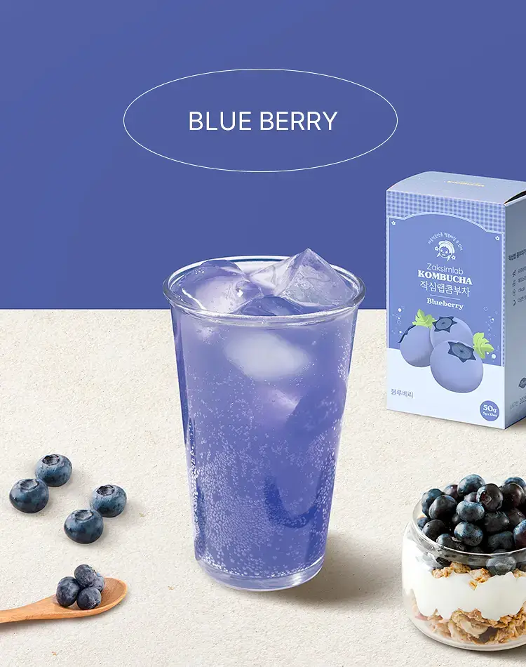 작심랩 콤부차 블루베리맛 10포