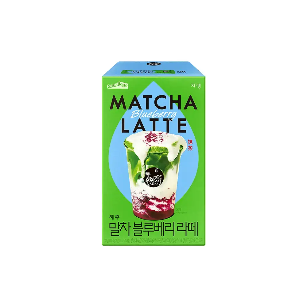 쟈뎅 로스티크 까페모리 말차 블루베리라떼 10P 200g