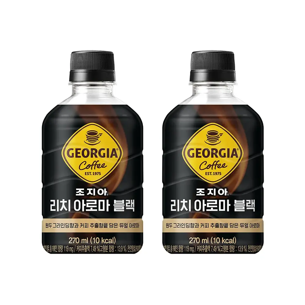 조지아 리치 아로마 블랙 270ml 24입