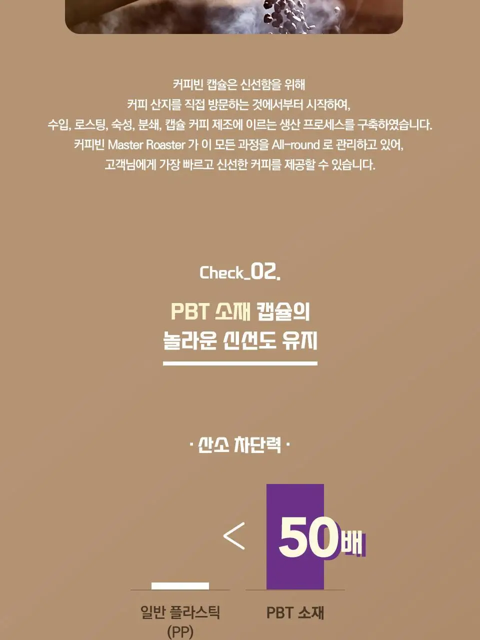 커피빈 디카페인 로스트 블렌드 캡슐 10입 상세페이지 4