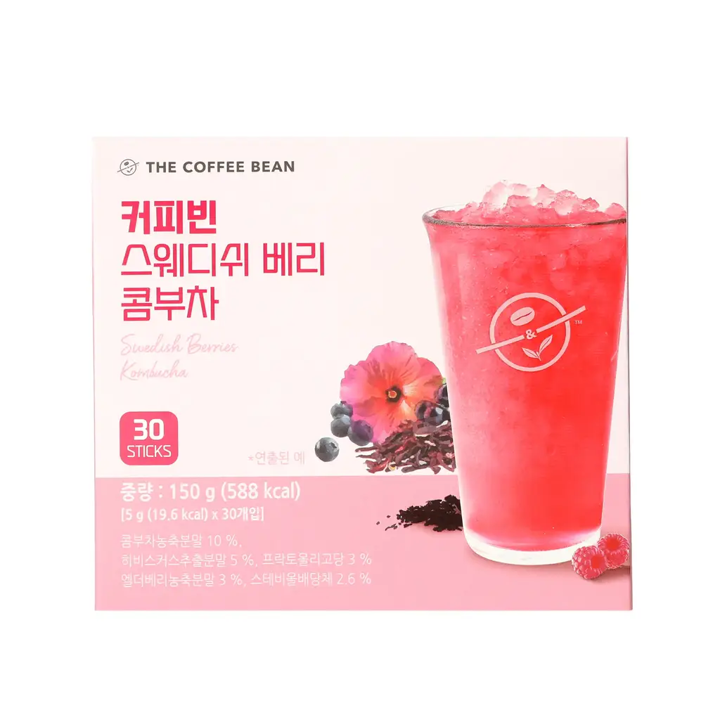 커피빈 스웨디쉬베리 콤부차 5g 30개입