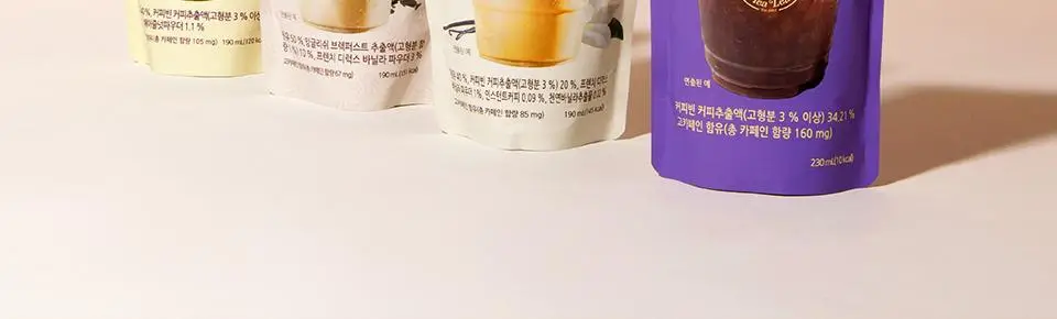 커피빈 파우치 커피 4종 택1 (아메리카노/헤이즐넛/바닐라/잉글리쉬 티라떼) 상세페이지 33