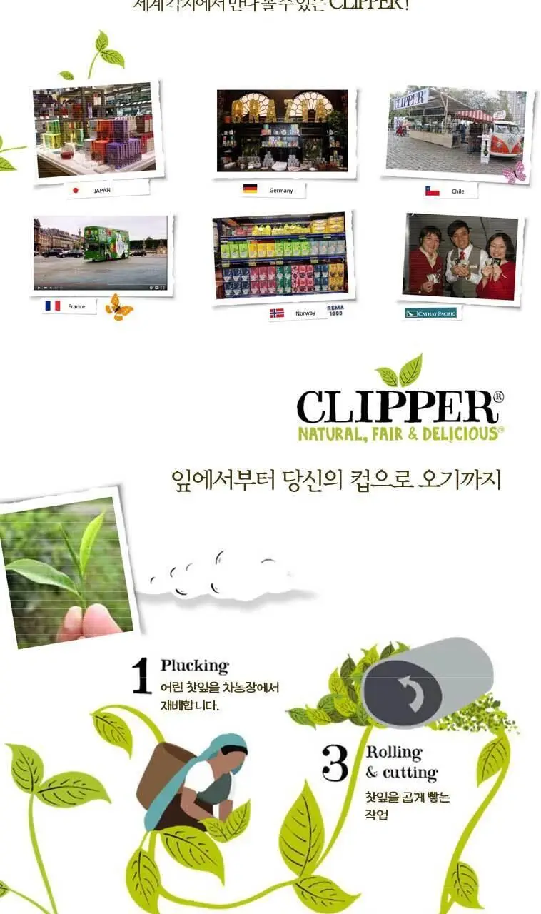 클리퍼 유기농 티백 1.5g 20개입 카모마일 앤 피치 상세페이지 5