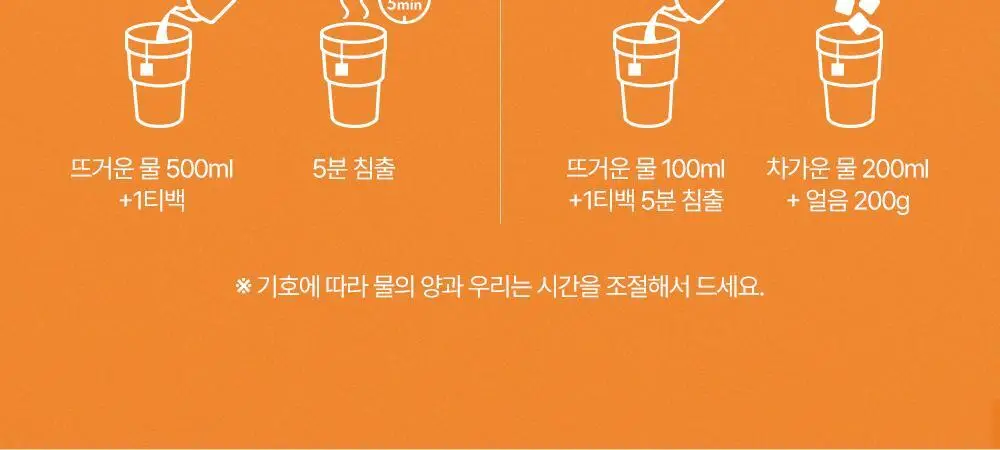 티젠 프리미엄 티백 4종 (꿀홍차, 꿀애플티, 꿀캐모마일, 호박팥차) 15입 상세페이지 18