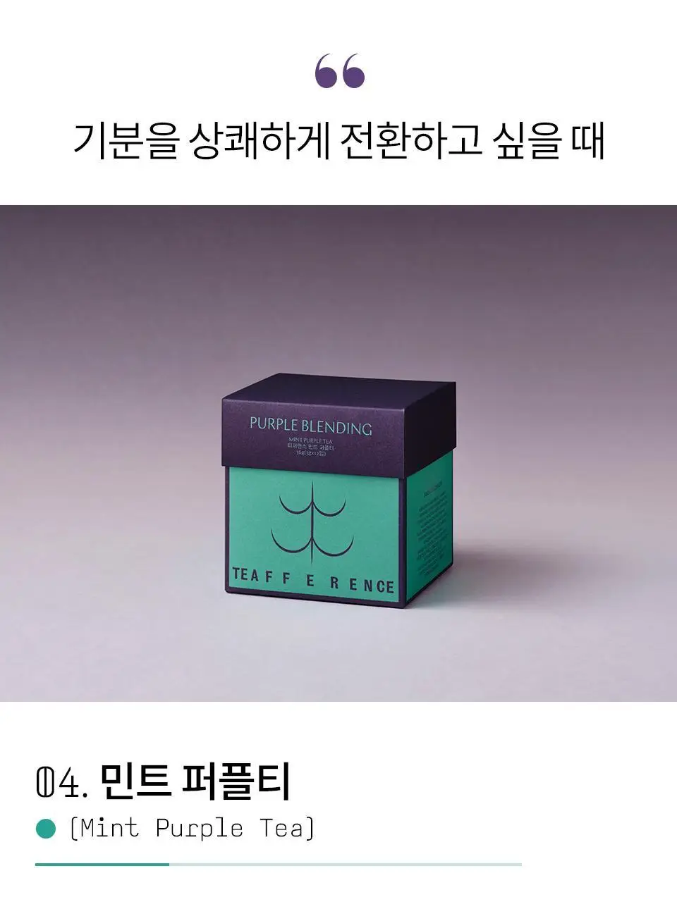 티퍼런스 퍼플티 15개입 6종 (시그니처/ABC/오트 펌킨/베리/민트/유자) 상세페이지 11