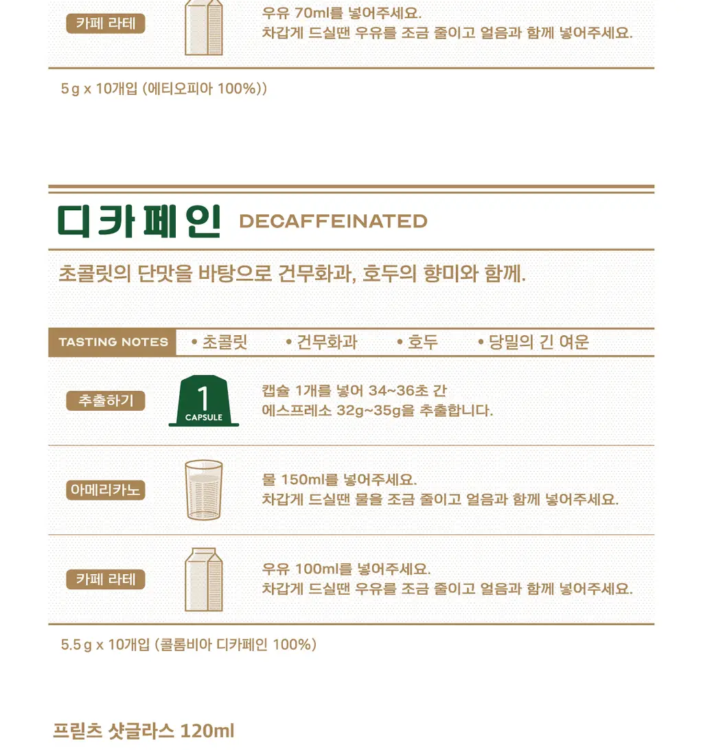 프릳츠 캡슐커피와 샷글라스 4종 택1(쇼핑백 포함) 상세페이지 7