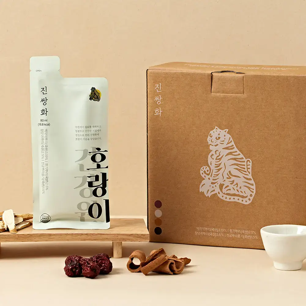 호랑이건강원 진쌍화 80ml 14개입