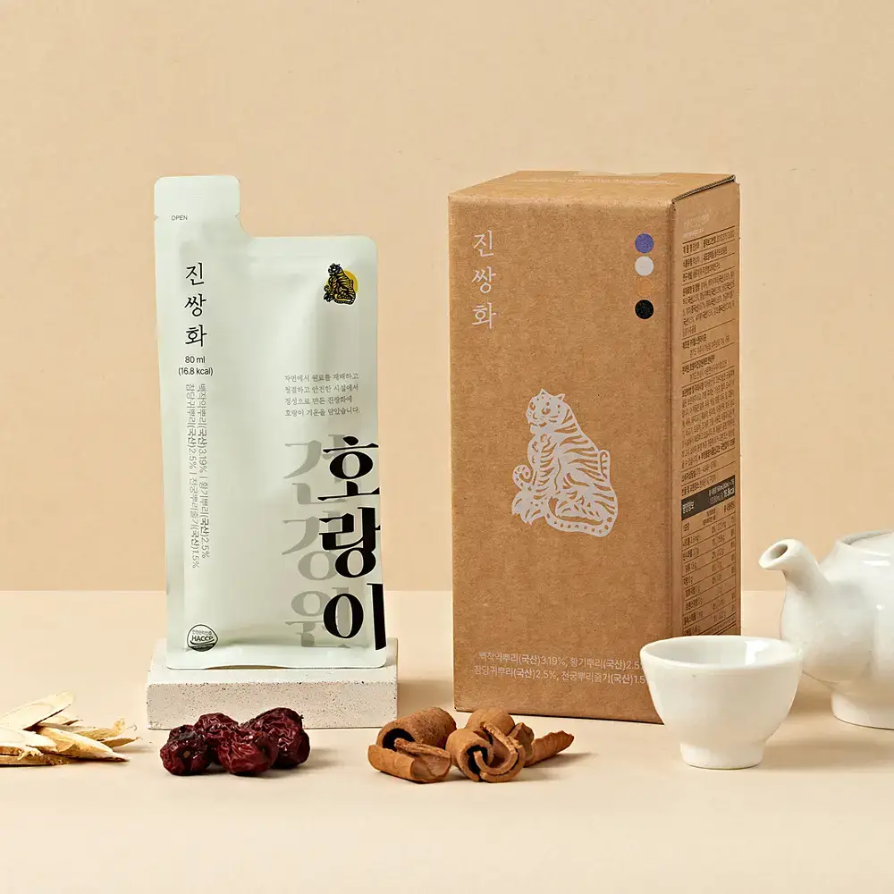 호랑이건강원 진쌍화 80ml 7개입