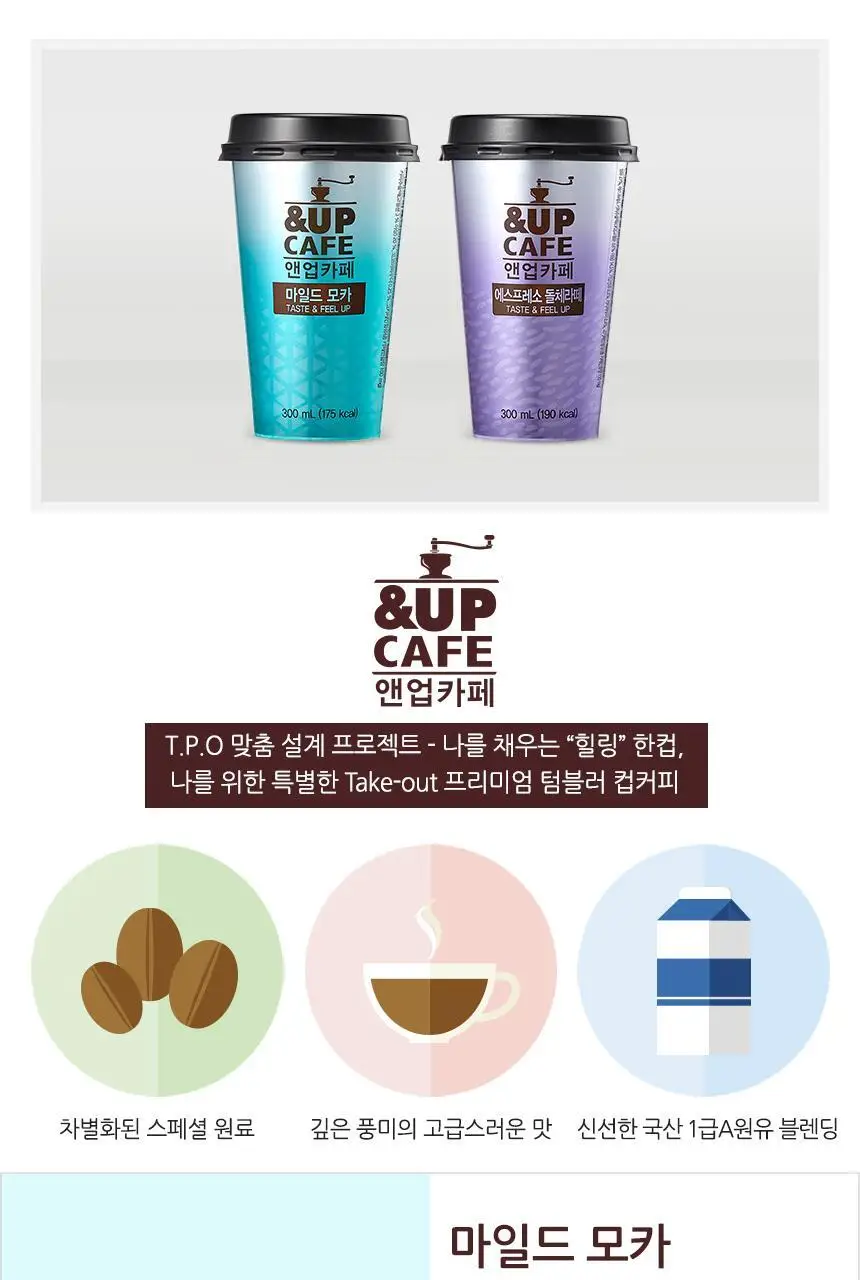 후디스 앤업카페 돌체라떼 300ml*10개입 상세페이지 4