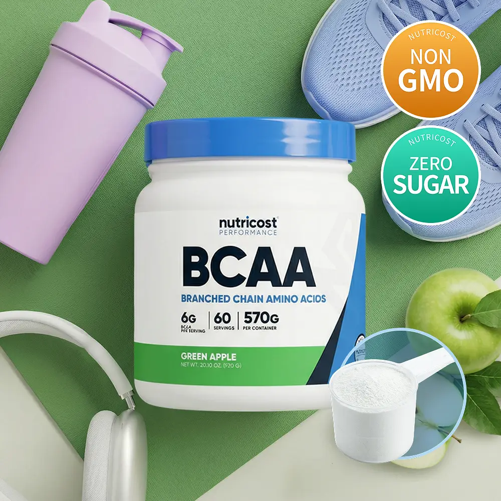 뉴트리코스트 퍼포먼스 BCAA 570g 그린애플향