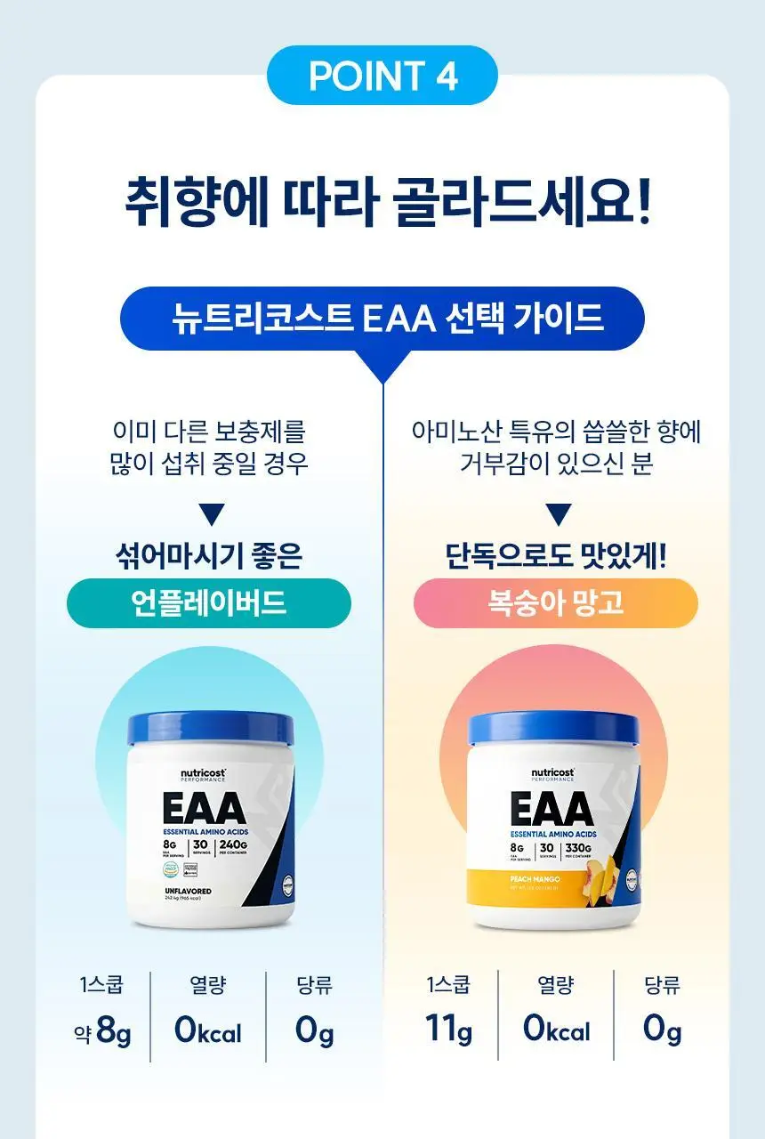 뉴트리코스트 EAA 파우더 복숭아망고향 상세페이지 11