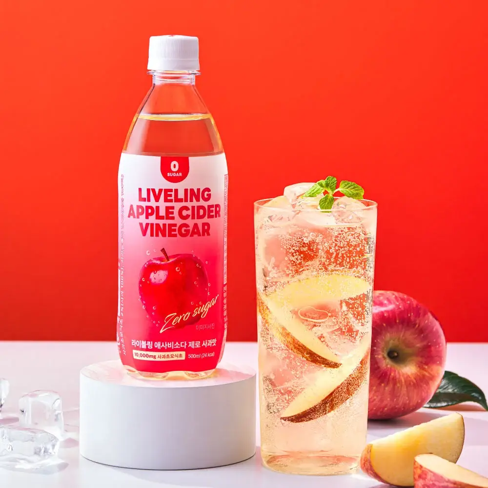 라이블링 애사비소다 제로 500ml 사과맛