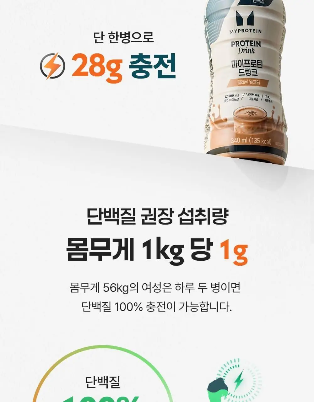 마이프로틴 드링크 340ml 18입 2종 택1(시그니처 초콜릿/시그니처 밀크티) 상세페이지 9