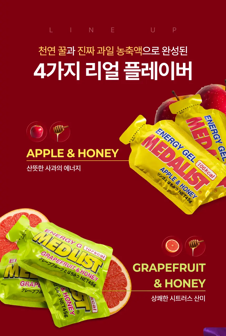 메달리스트 에너지젤 애플&허니 12개입 상세페이지 3