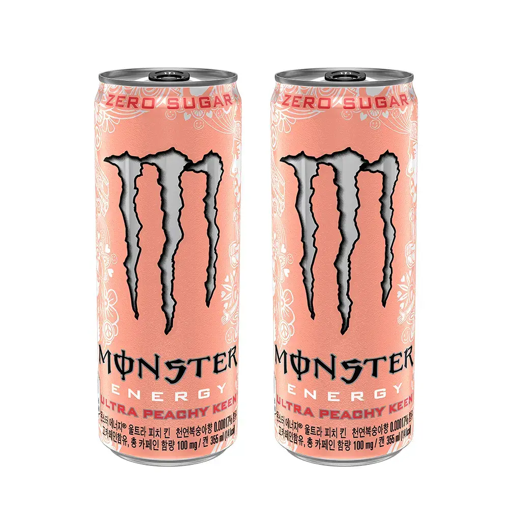 몬스터에너지 울트라 피치킨 355ml 캔 24입