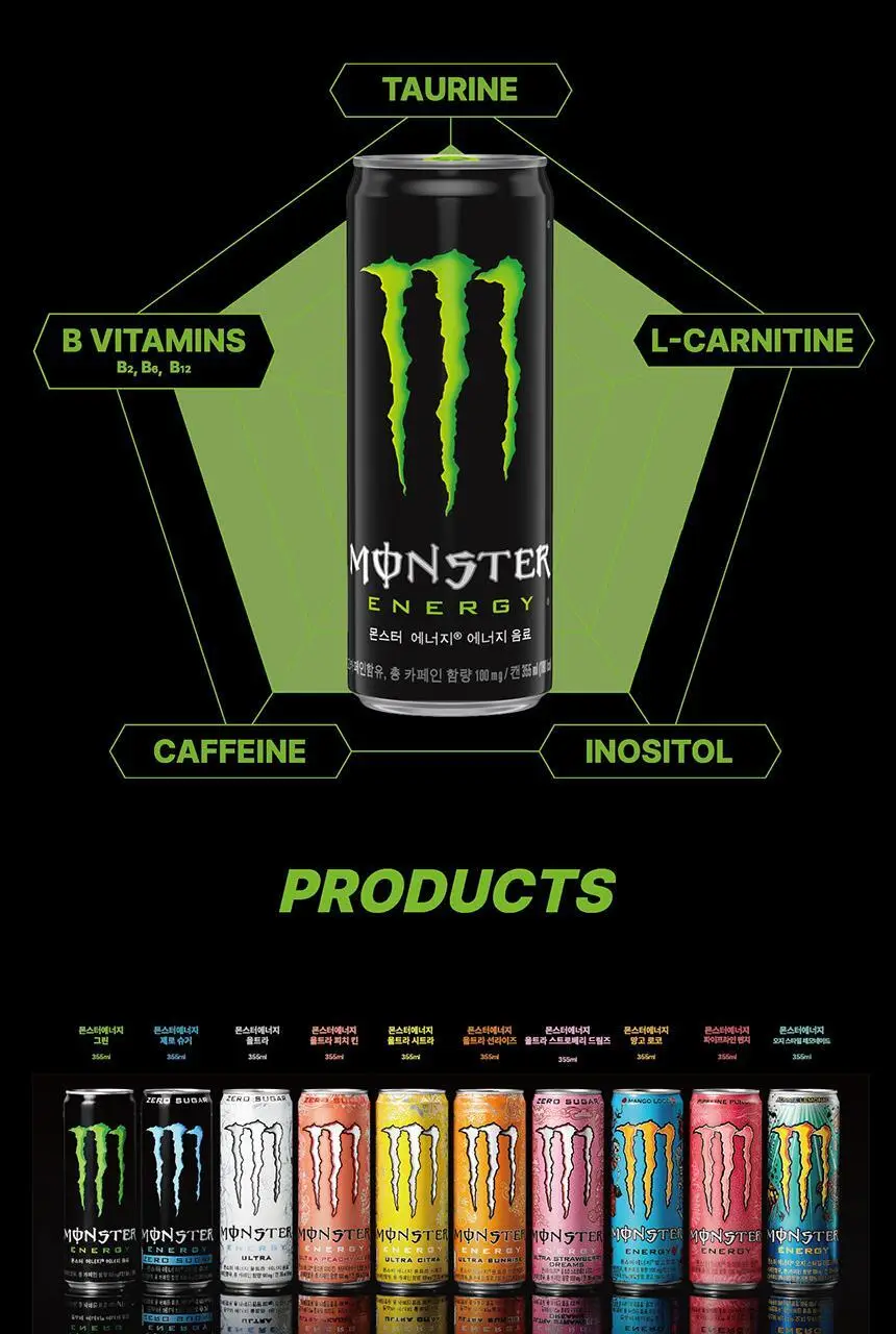 몬스터에너지 울트라 355ml 6입 + 스트로베리 355ml 6입 (2X6) 상세페이지 4