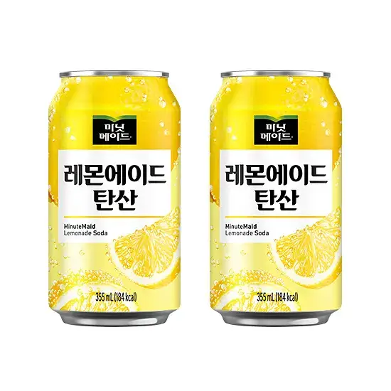 미닛메이드 레몬에이드 탄산 355ml X24입