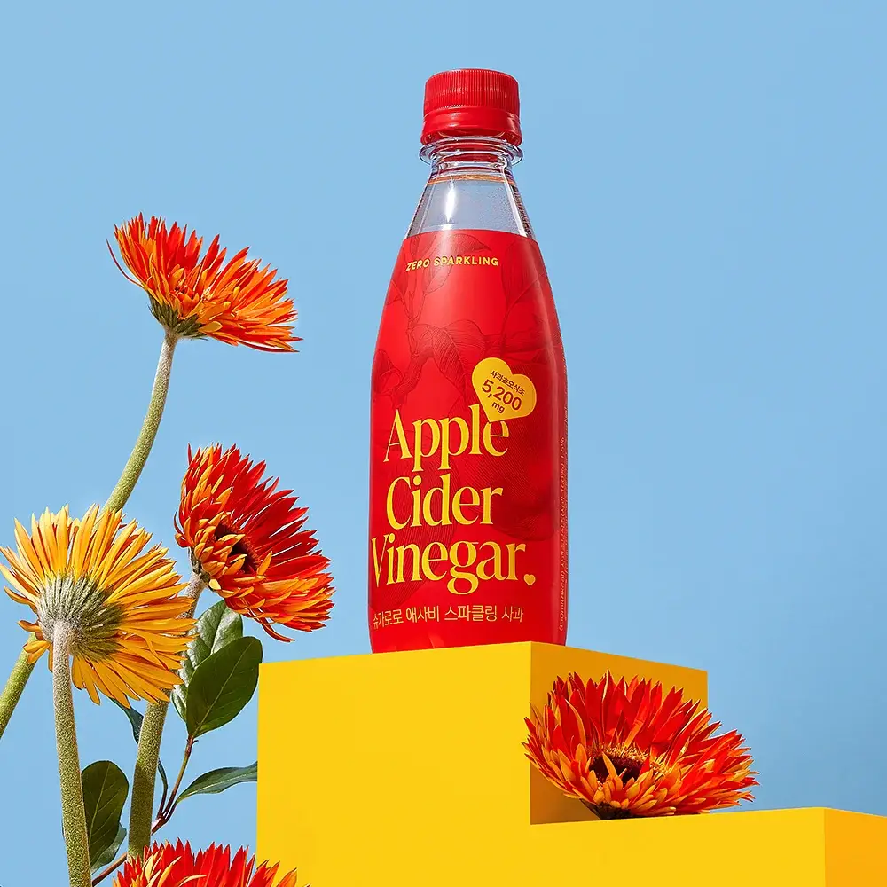 슈가로로 애사비 스파클링 사과 350ml 24개입