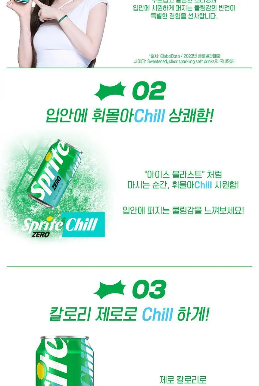 스프라이트제로 Chill 350ml 24입 상세페이지 5
