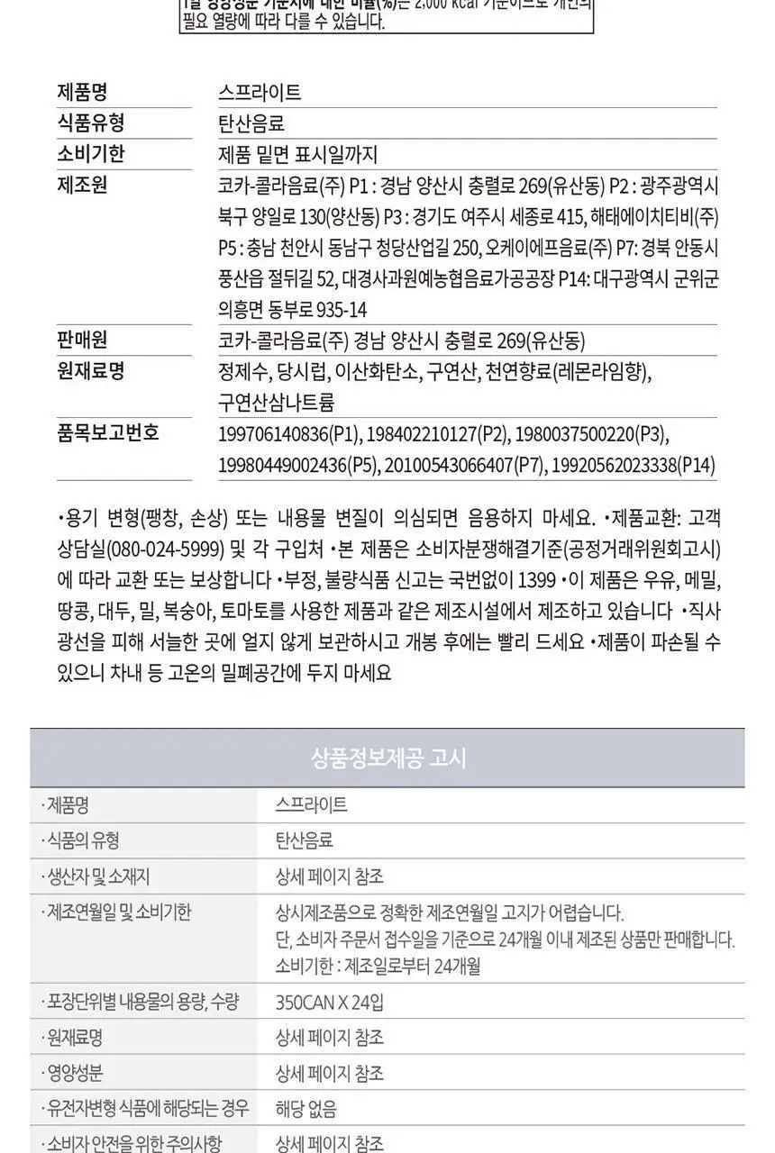 스프라이트 350ml 24입 상세페이지 11