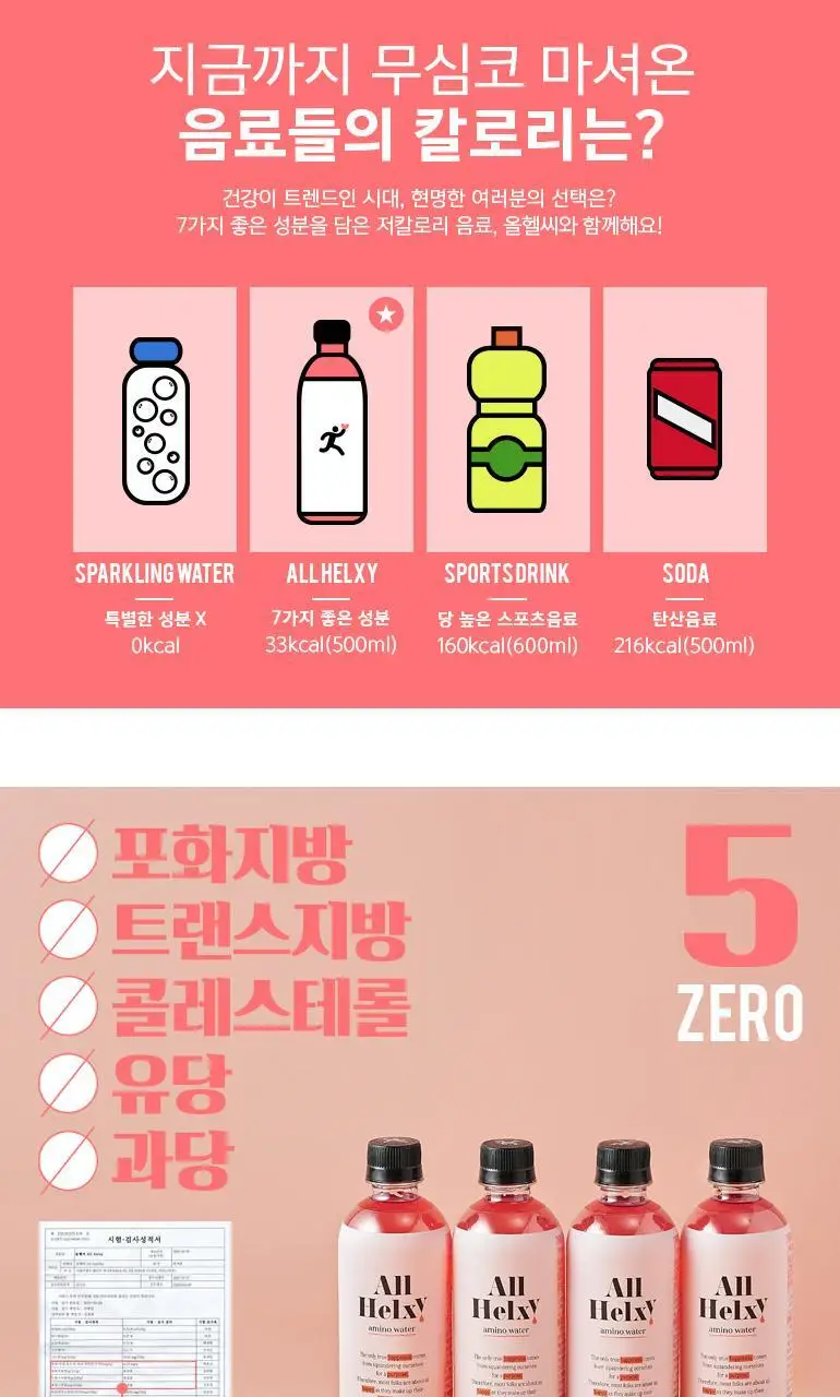 올헬씨 아미노워터 스포츠 이온음료 500ml 1개 상세페이지 9