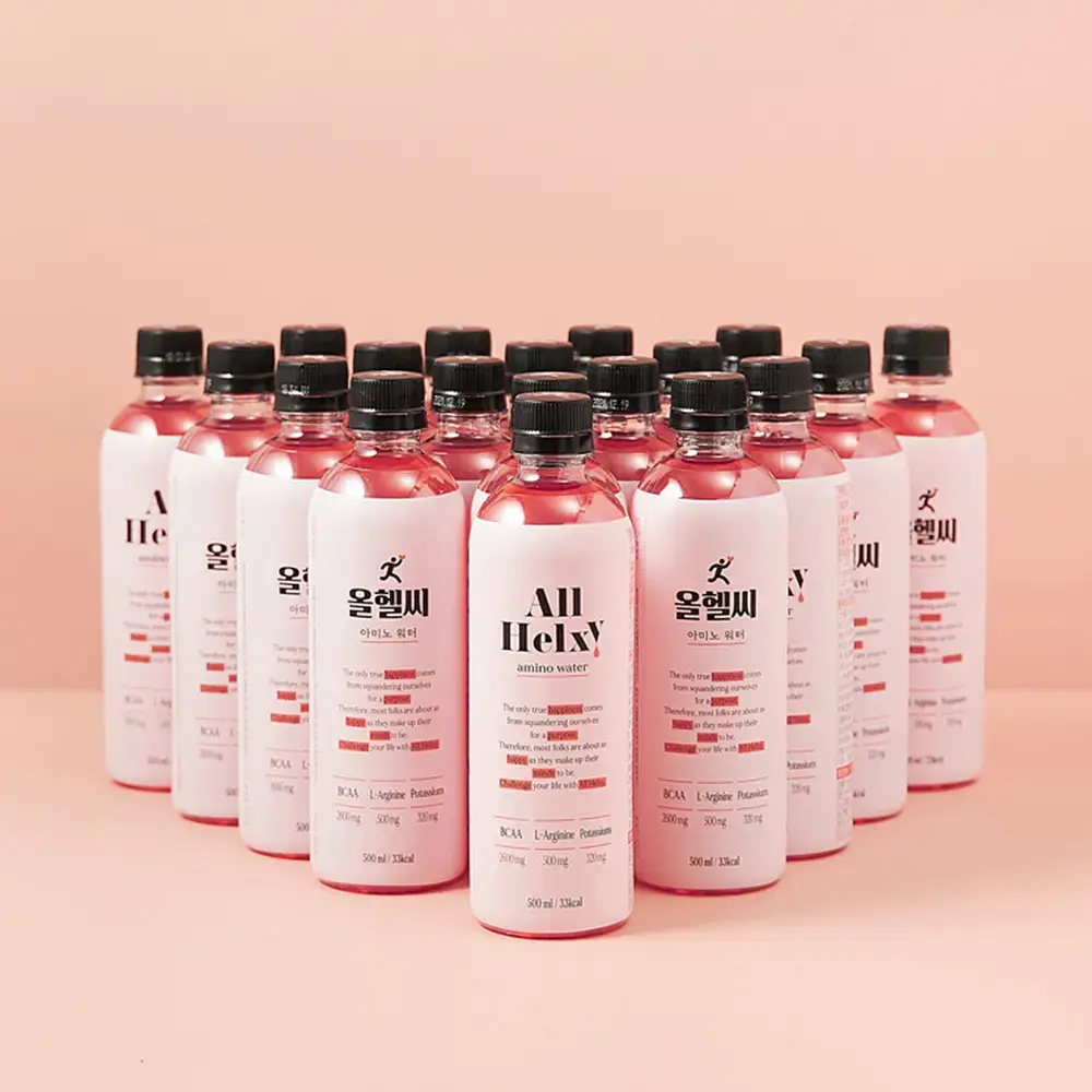 올헬씨 아미노워터 BCAA 아르기닌 칼륨 스포츠 이온음료 500ml 20개 (1박스)