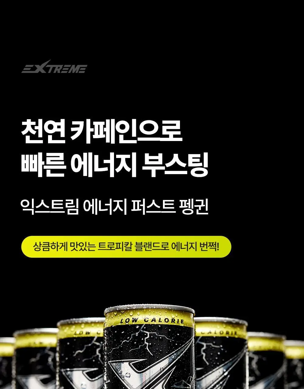 익스트림 에너지 퍼스트 펭귄 250ml 24캔 (24일분) 상세페이지 4