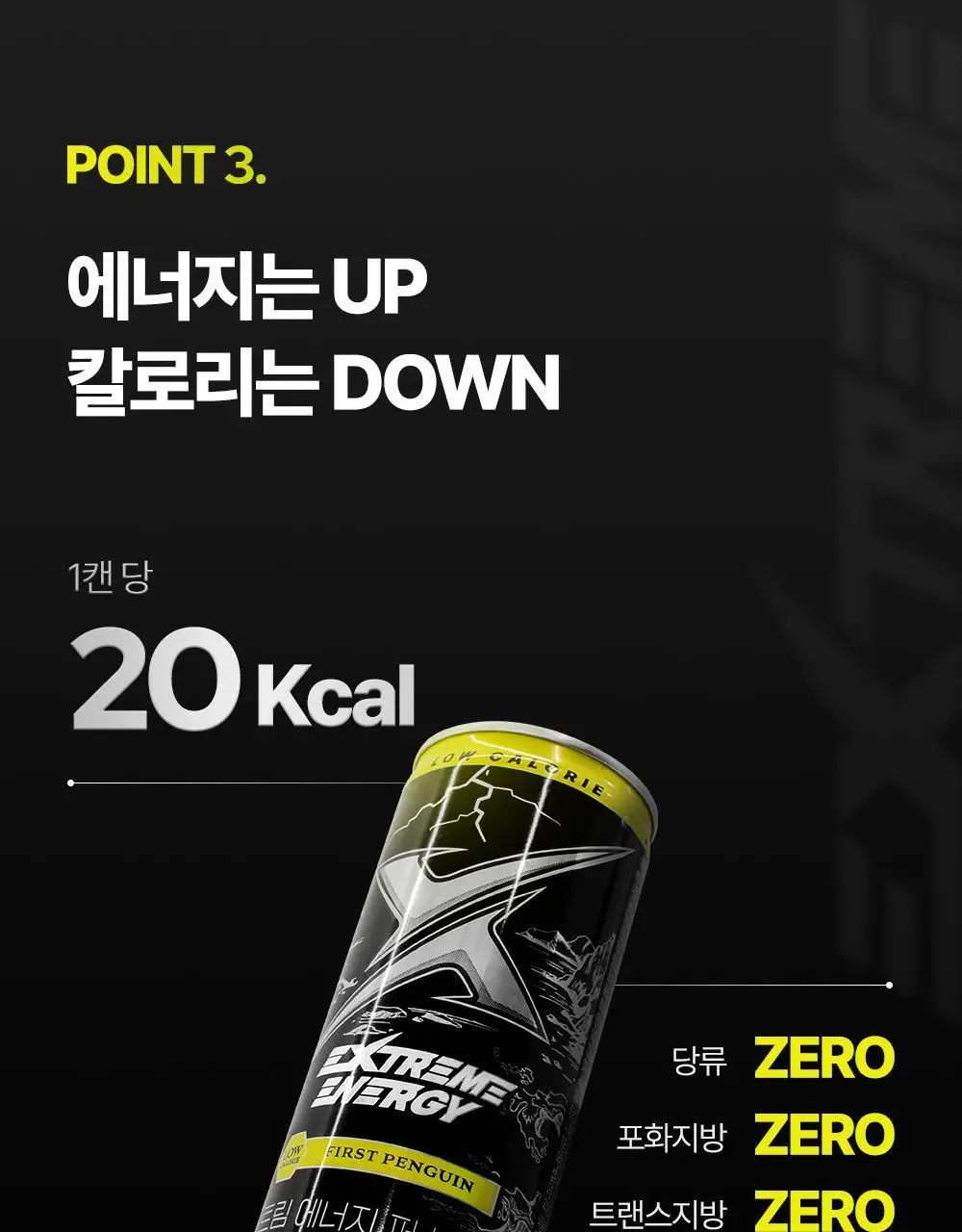 익스트림 에너지 퍼스트 펭귄 250ml 24캔 (24일분) 상세페이지 16