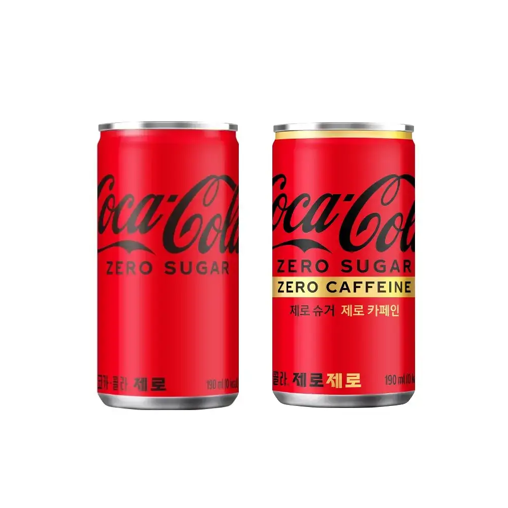코카콜라 제로 190ml 30입 + 코카콜라 제로제로 190ml 30입