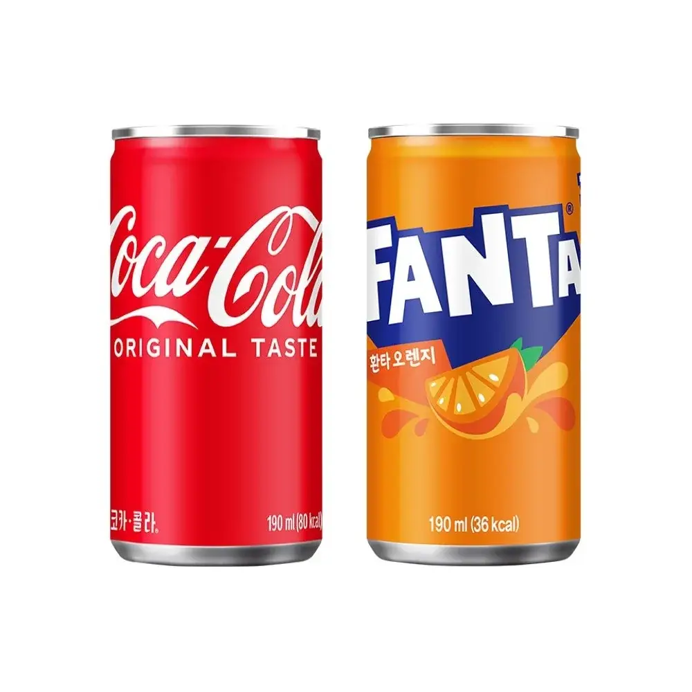 코카콜라 190ml 30입 + 환타 오렌지 190ml 30입