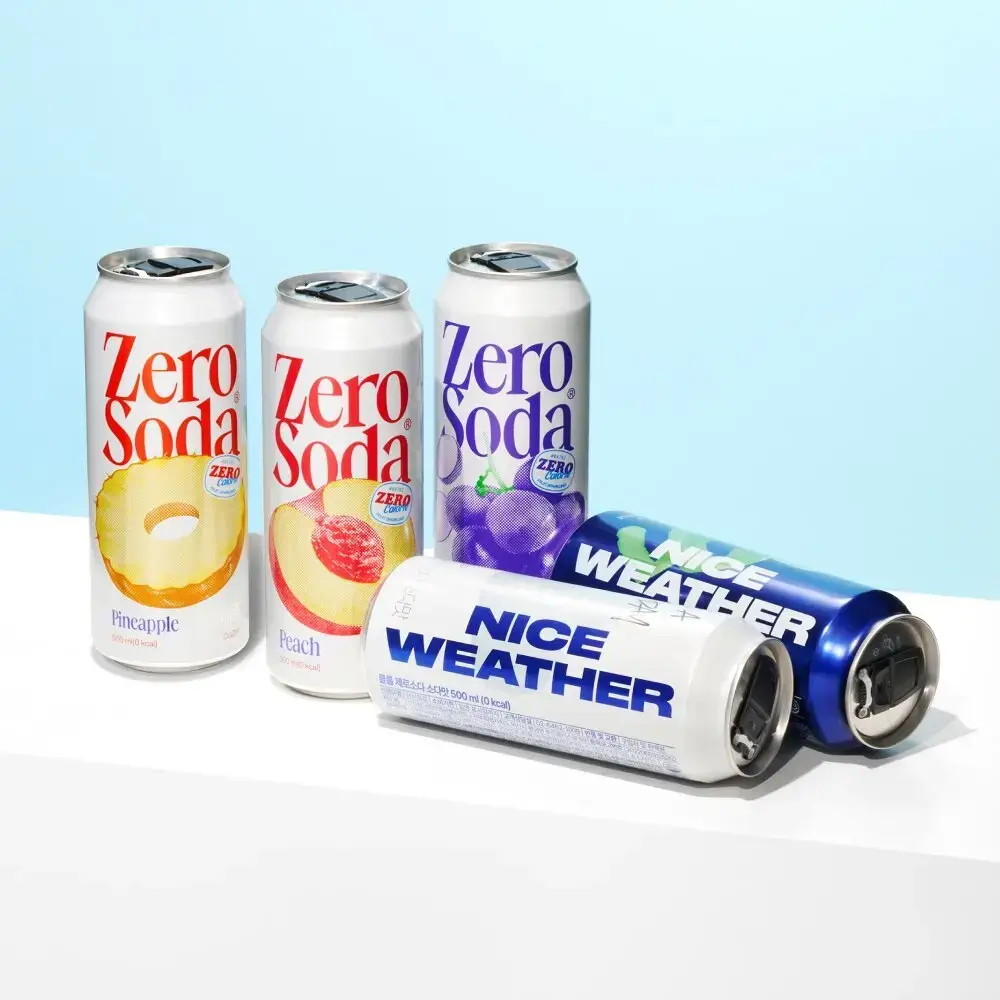 클룹 제로소다 500ml 5종 택1 (포도,복숭아,청사과,소다,파인애플)