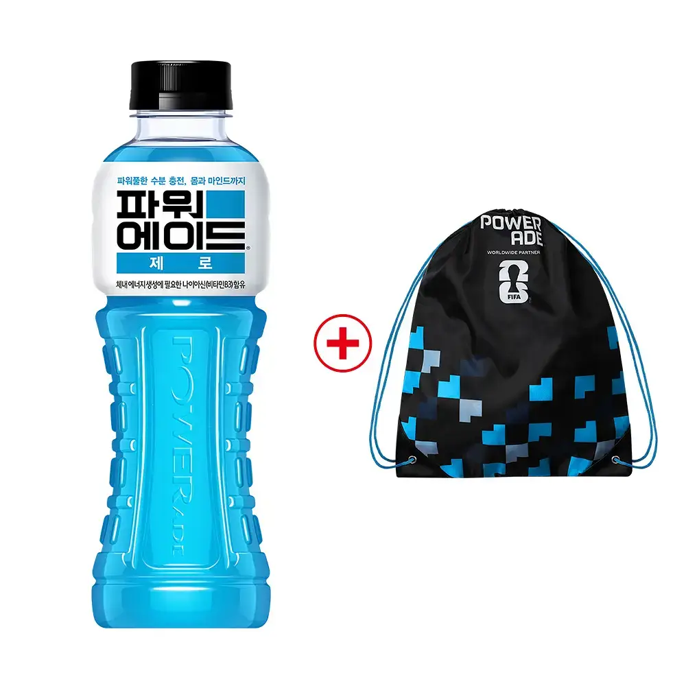 파워에이드 제로 600ml 20입 + 월드컵 짐색