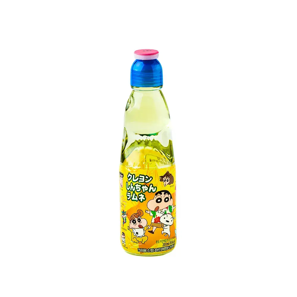 하타코센 크레용신짱 라무네 파인애플 200ml
