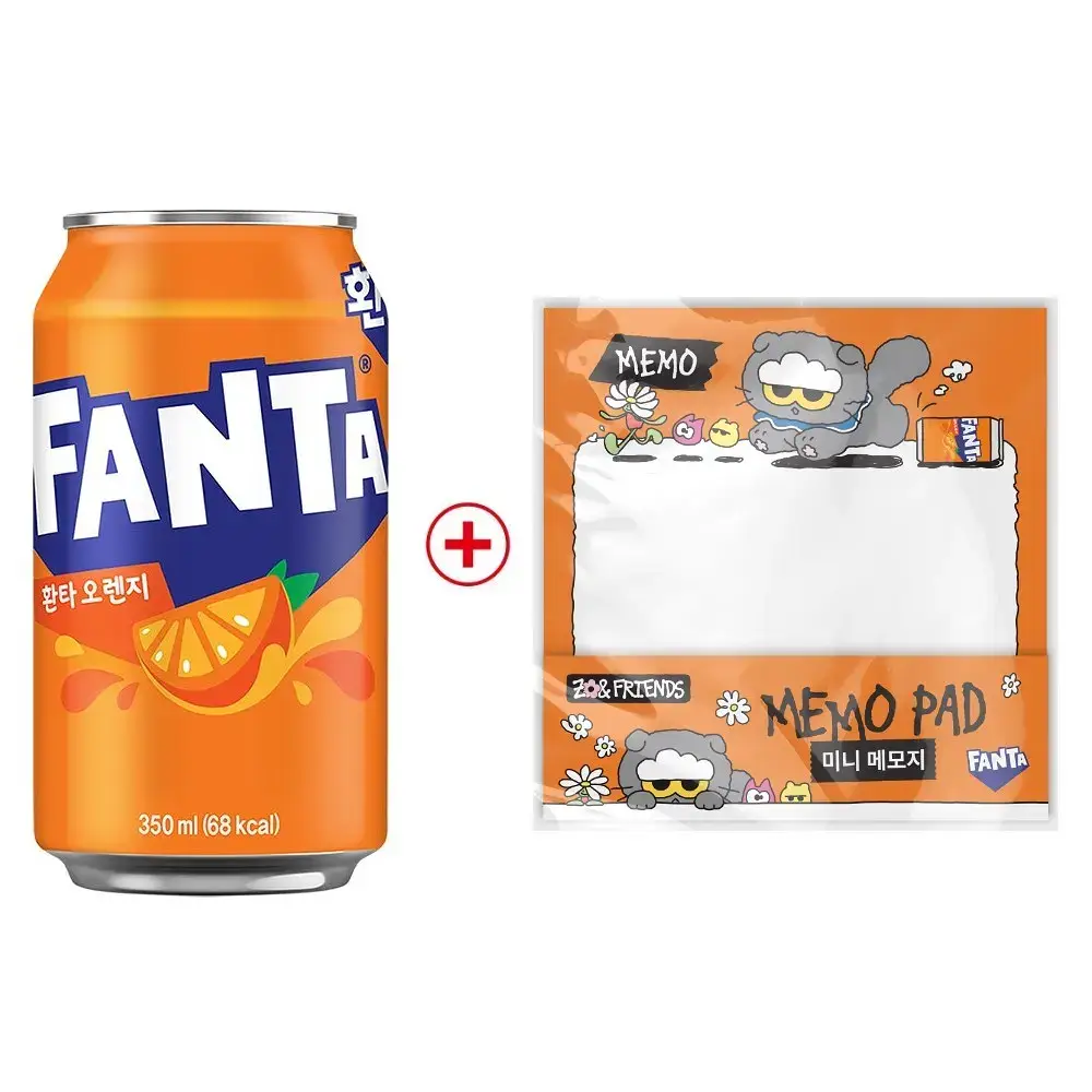 환타 오렌지 350ml 24입 + 조앤프렌즈 메모지