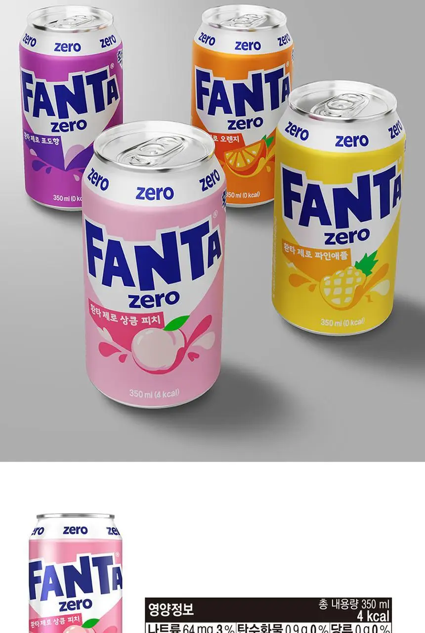 환타 제로 상큼피치 350ml 24입 + 조앤프렌즈 메모지 상세페이지 5